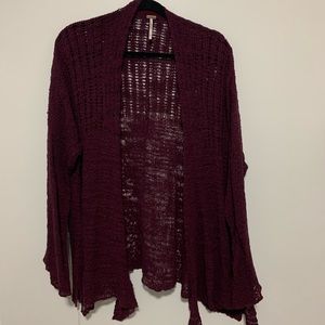 Free Poole Purple Cardigan